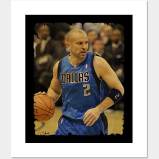 Jason Kidd - Vintage Design Of Basketball Posters and Art